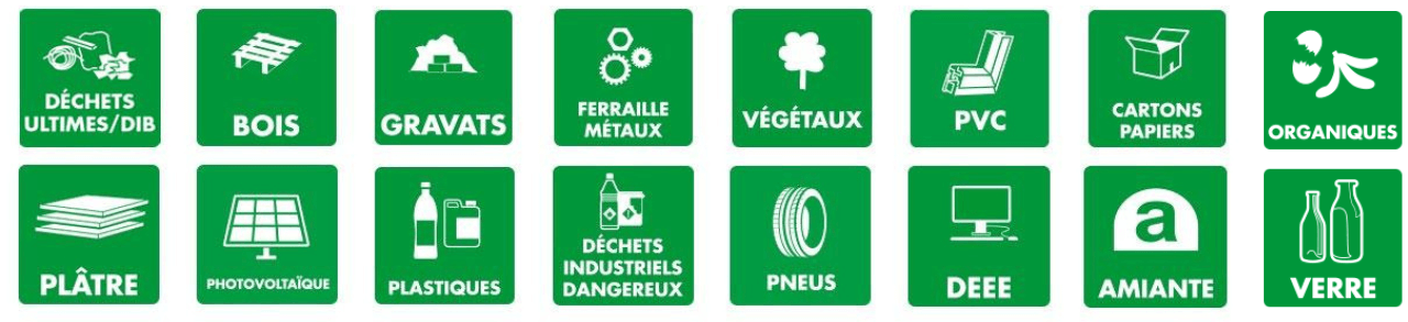 déchets acceptés secaf chamfray